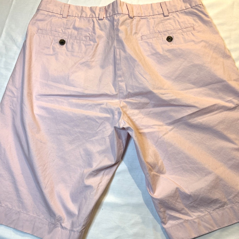 Brooks Brothers Advantage Chino Shorts Mens 36 Light Pink Stretch Lightweight - Picture 7 of 7
